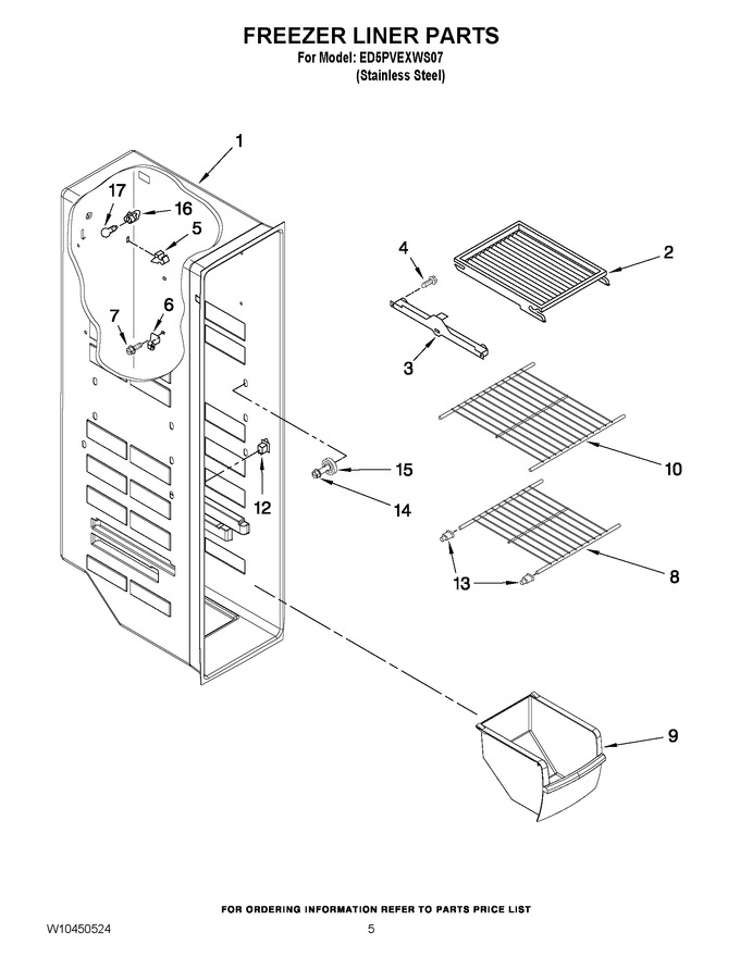 Diagram for ED5PVEXWS07