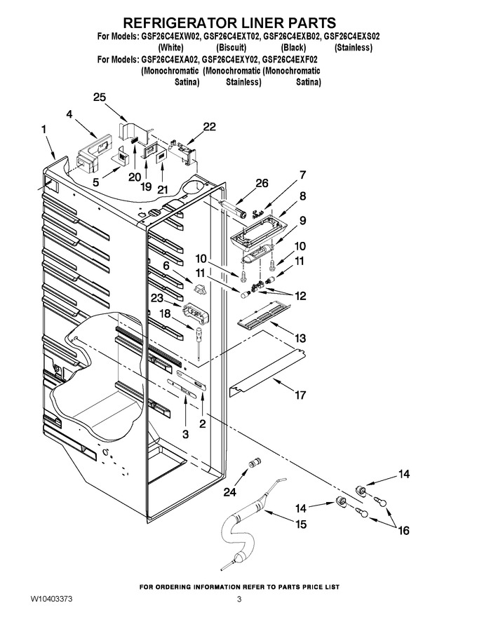 Diagram for GSF26C4EXT02