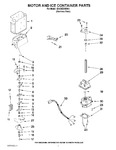 Diagram for 05 - Motor And Ice Container Parts