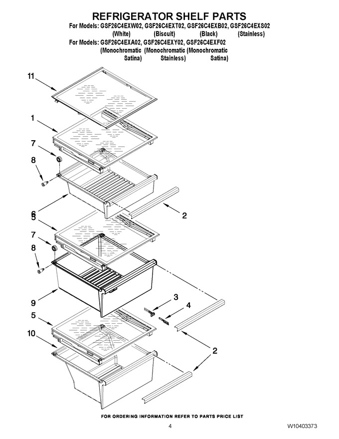 Diagram for GSF26C4EXA02