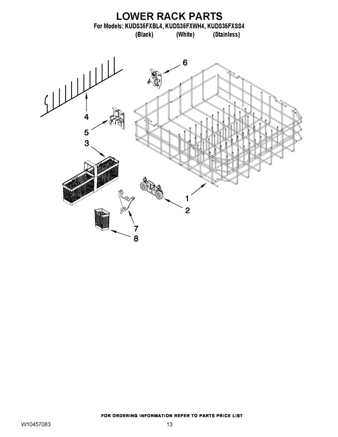 Diagram for KUDS35FXBL4