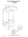 Diagram for 02 - Refrigerator Liner Parts