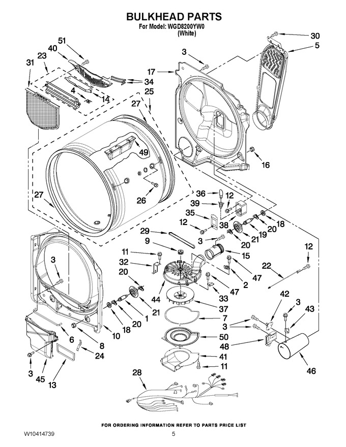 Diagram for WGD8200YW0