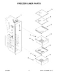 Diagram for 05 - Freezer Liner Parts