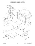 Diagram for 04 - Freezer Liner Parts