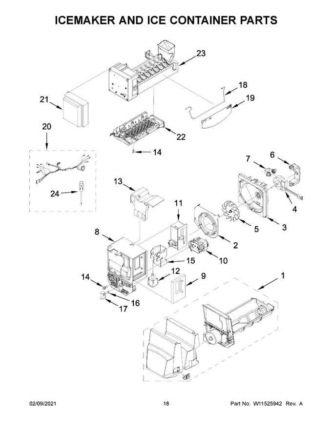 Diagram for WRF555SDHB03