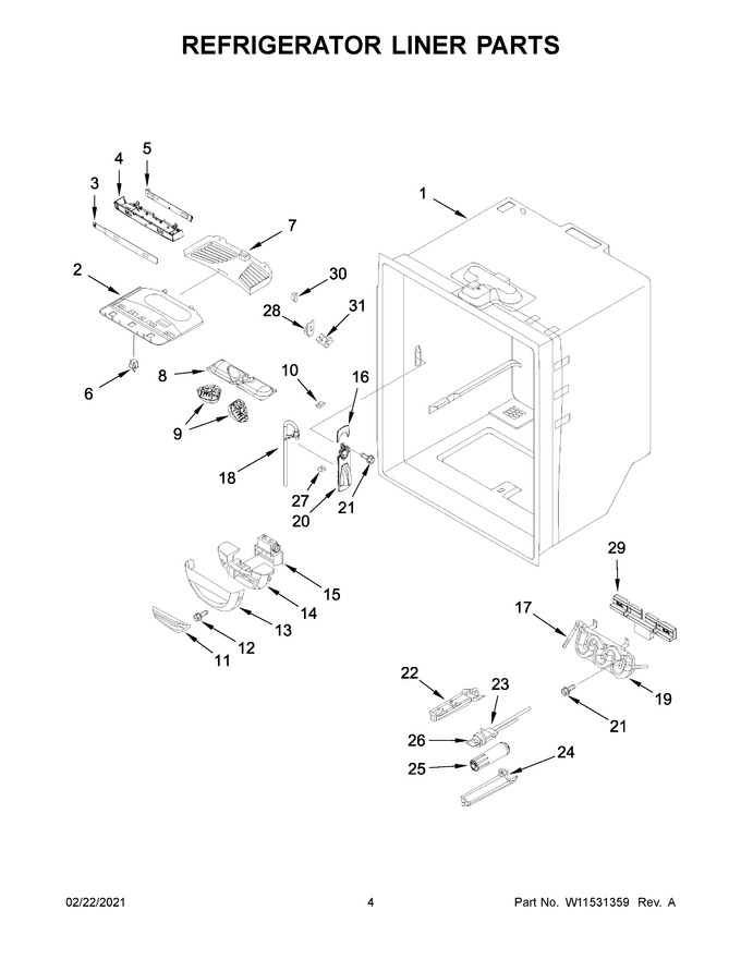 Diagram for KRFC300EWH04