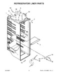 Diagram for 03 - Refrigerator Liner Parts