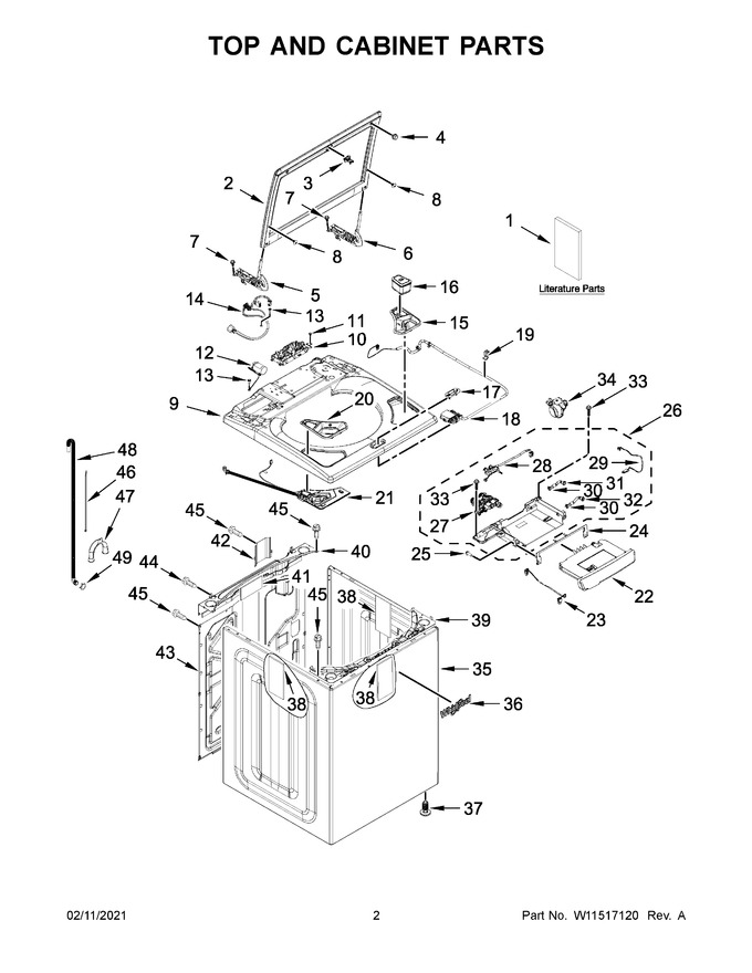 Diagram for WTW8127LC0