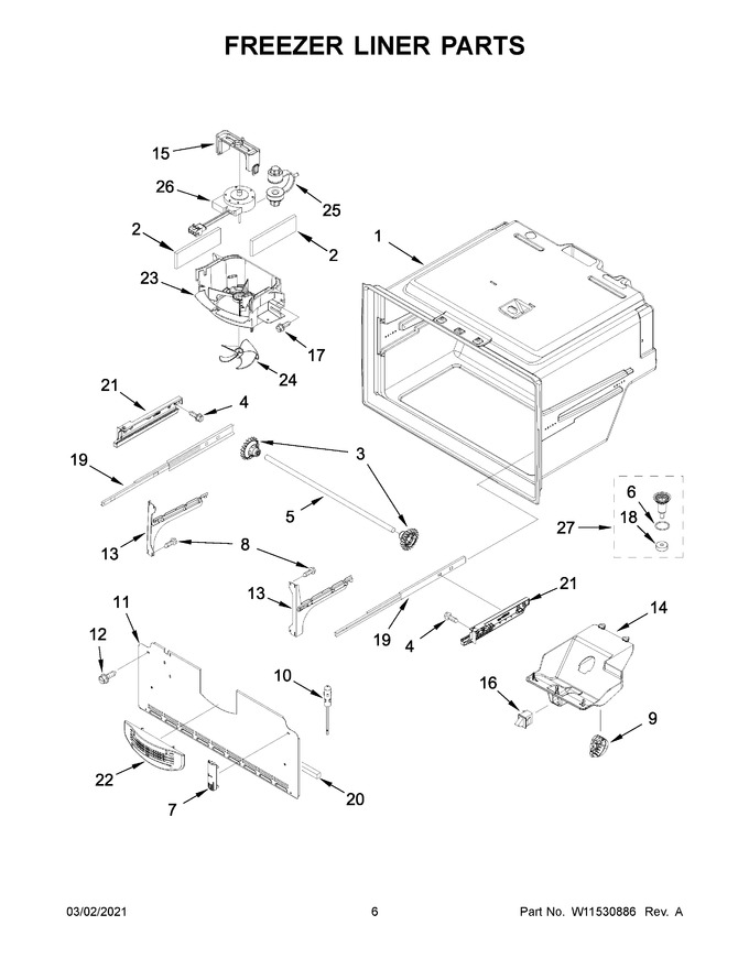 Diagram for WRX735SDHW03