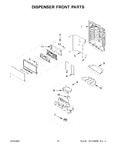 Diagram for 09 - Dispenser Front Parts