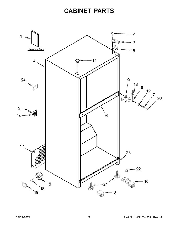 Diagram for ART308FFDW07