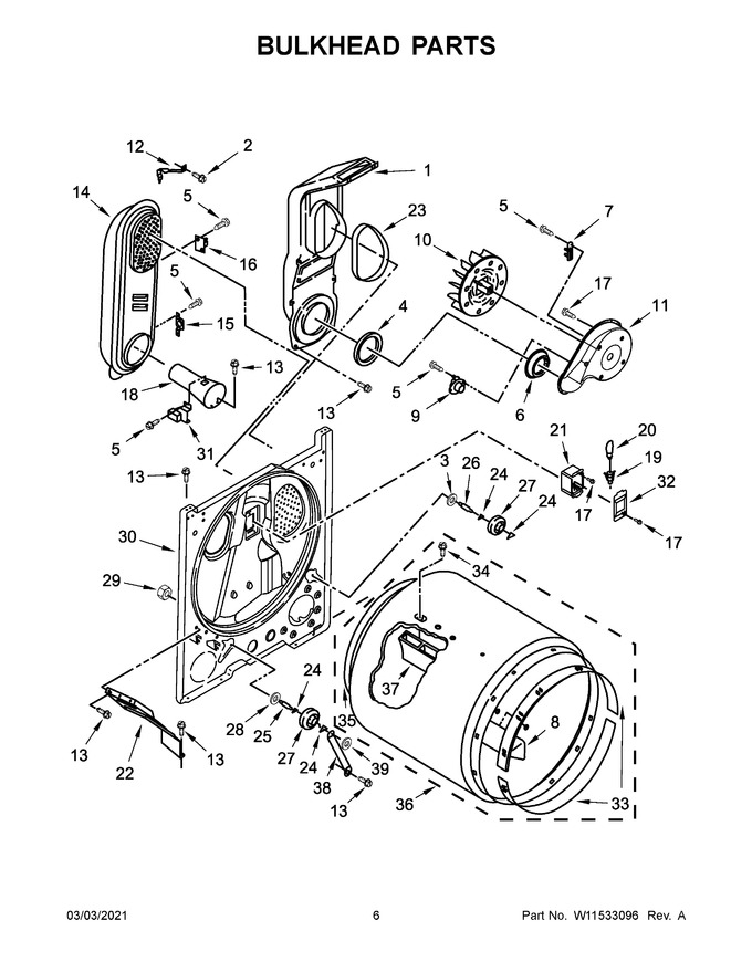 Diagram for WGD4616FW2