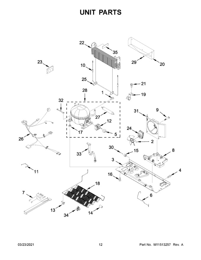 Diagram for WRFA35SWHZ05