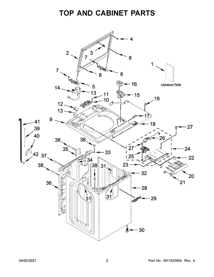 Diagram for WTW5105HC2