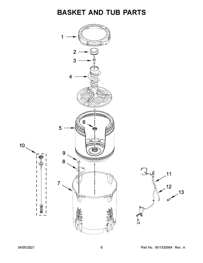 Diagram for WTW5105HC2