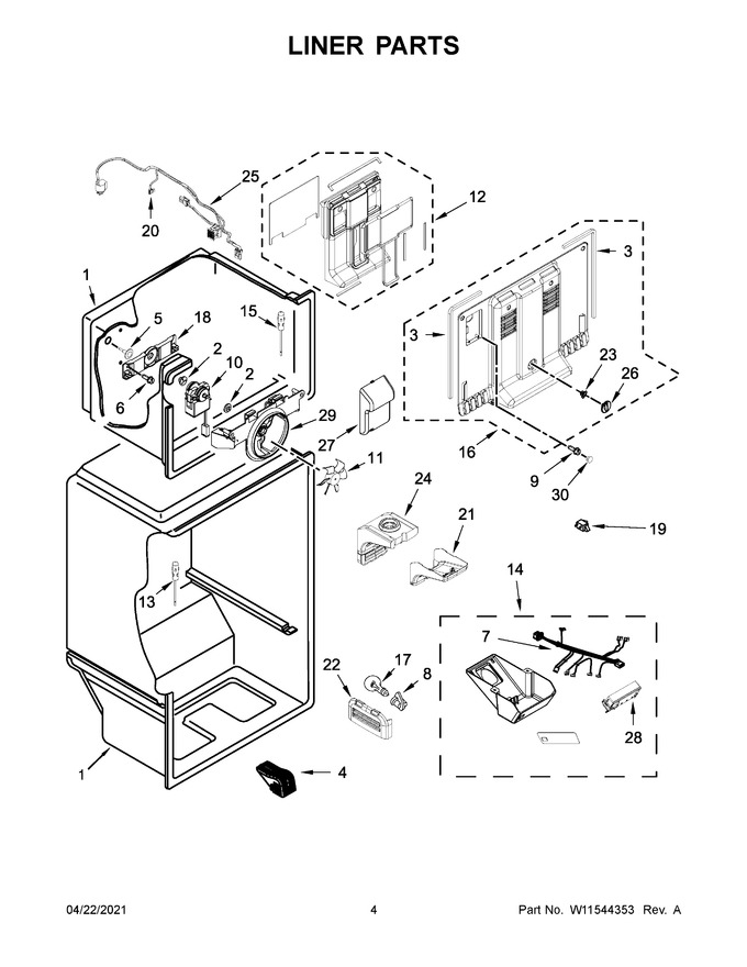 Diagram for WRT148FZDW03