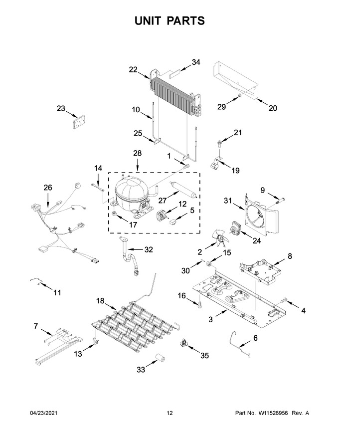 Diagram for WRF535SWHB04