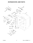 Diagram for 03 - Refrigerator Liner Parts