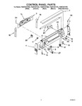 Diagram for 03 - Control Panel Parts