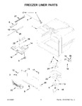 Diagram for 04 - Freezer Liner Parts