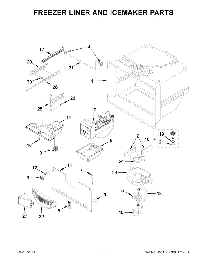 Diagram for WRF535SMHB04