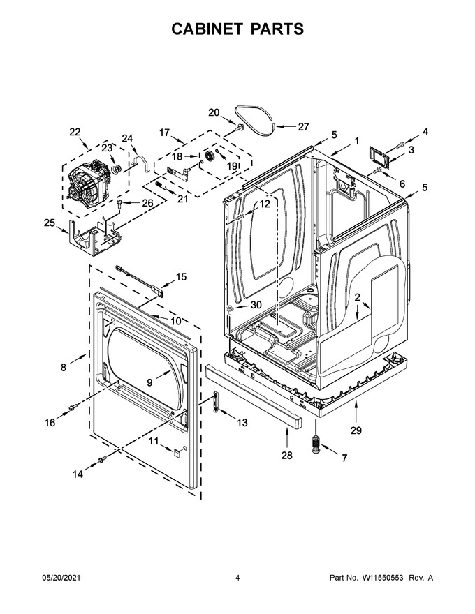 Diagram for WED8127LW1