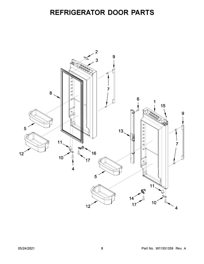 Diagram for WRFA35SWHZ07