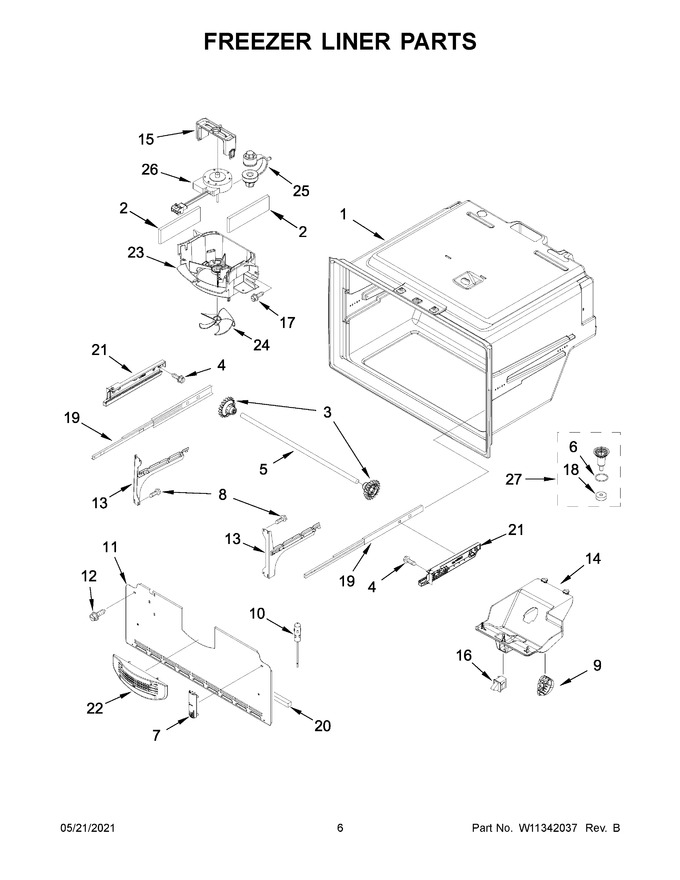 Diagram for WRX735SDHZ02