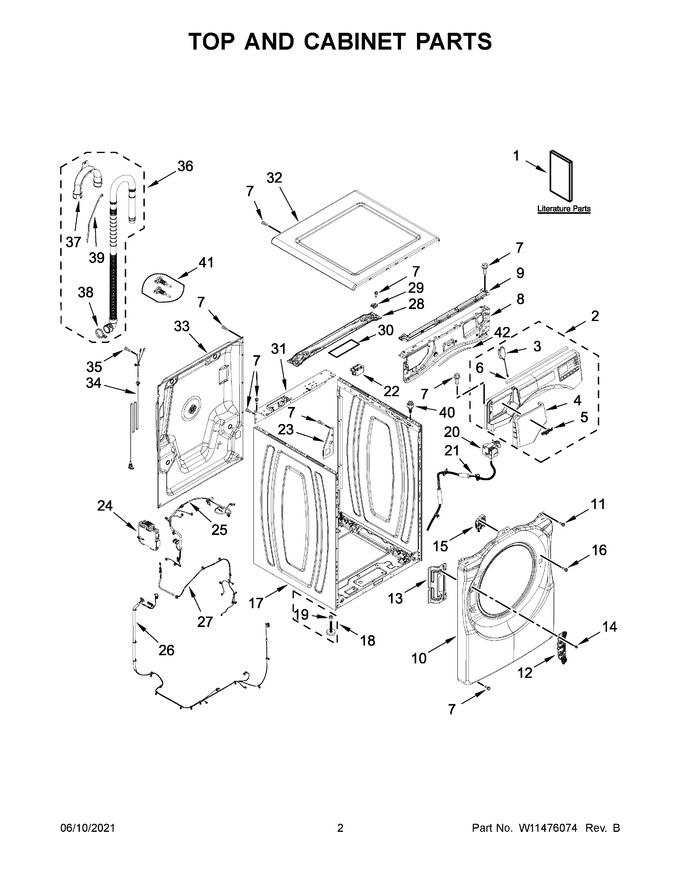 Diagram for WFW8620HW3