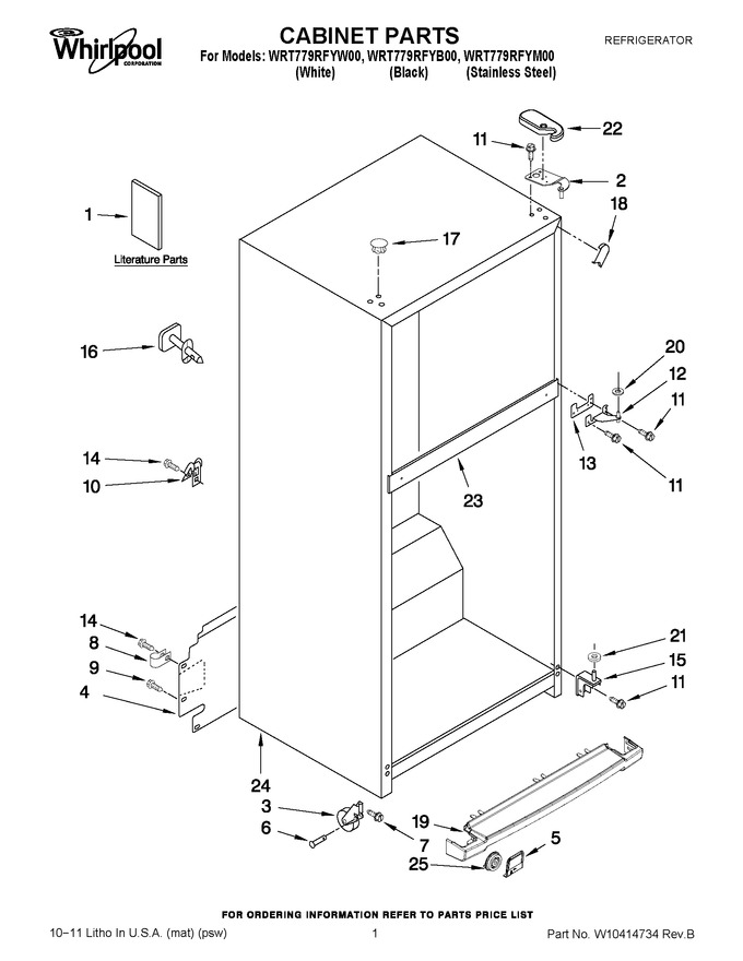 Diagram for WRT779RFYW00