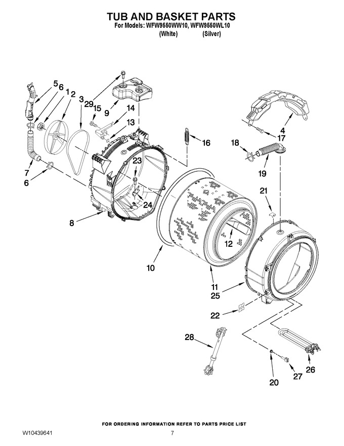 Diagram for WFW9550WL10