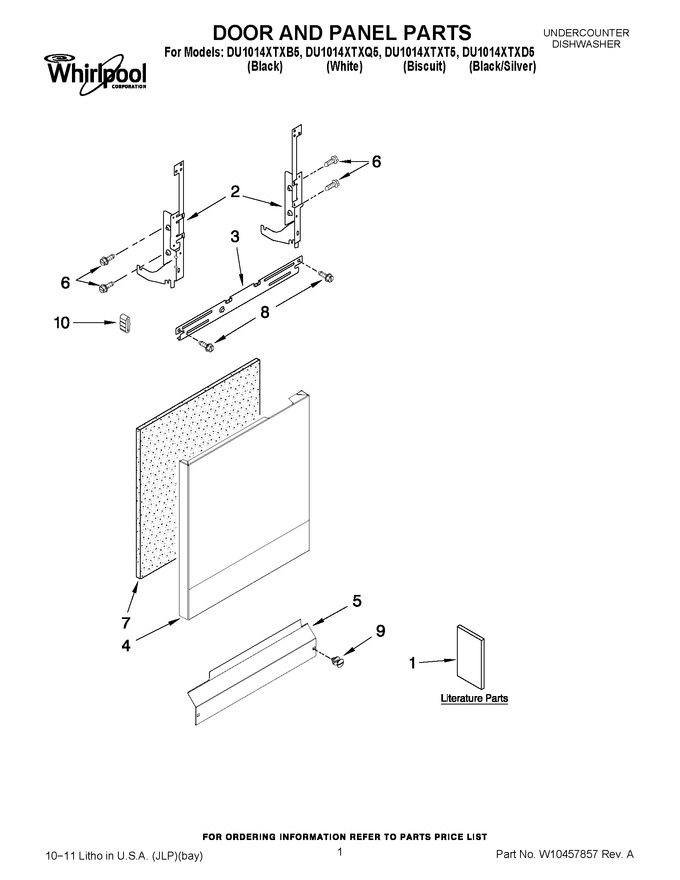 Diagram for DU1014XTXB5