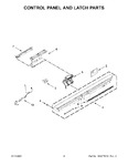 Diagram for 03 - Control Panel And Latch Parts