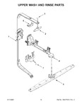 Diagram for 08 - Upper Wash And Rinse Parts