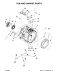 Diagram for 06 - Tub And Basket Parts