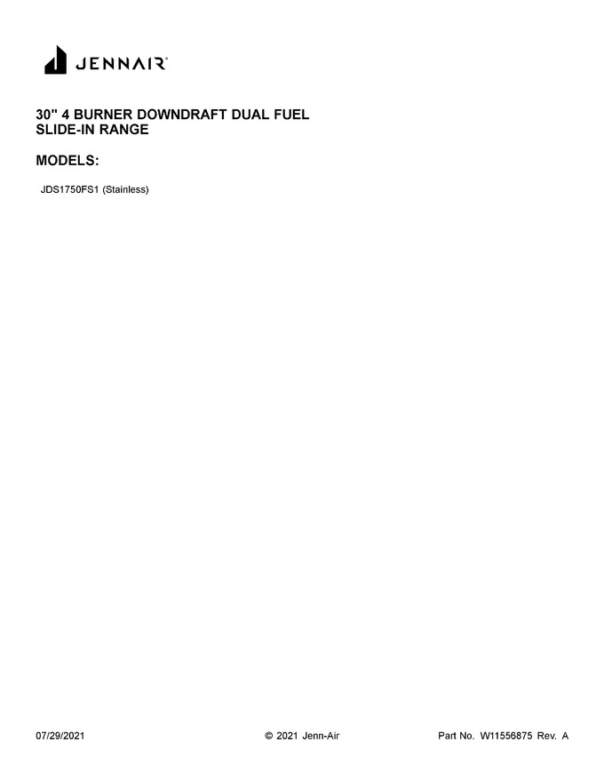 Diagram for JDS1750FS1