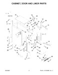 Diagram for 02 - Cabinet, Door And Liner Parts