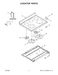 Diagram for 02 - Cooktop Parts