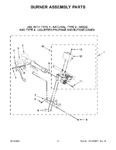 Diagram for 05 - Burner Assembly Parts