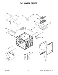 Diagram for 05 - 30" Oven Parts