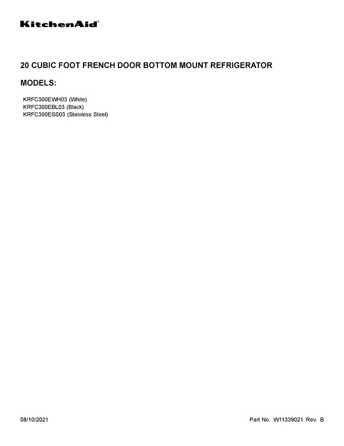 Diagram for KRFC300ESS03