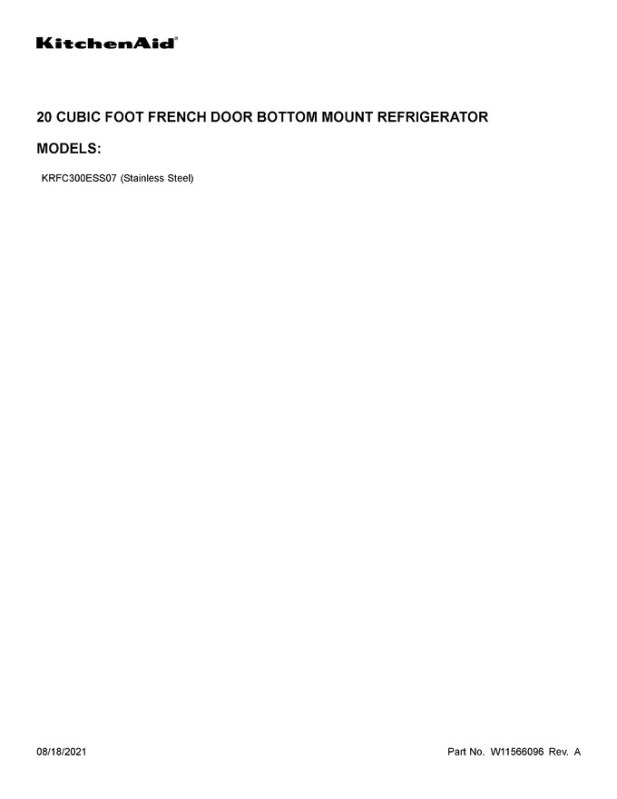 Diagram for KRFC300ESS07