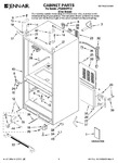 Diagram for 01 - Cabinet Parts