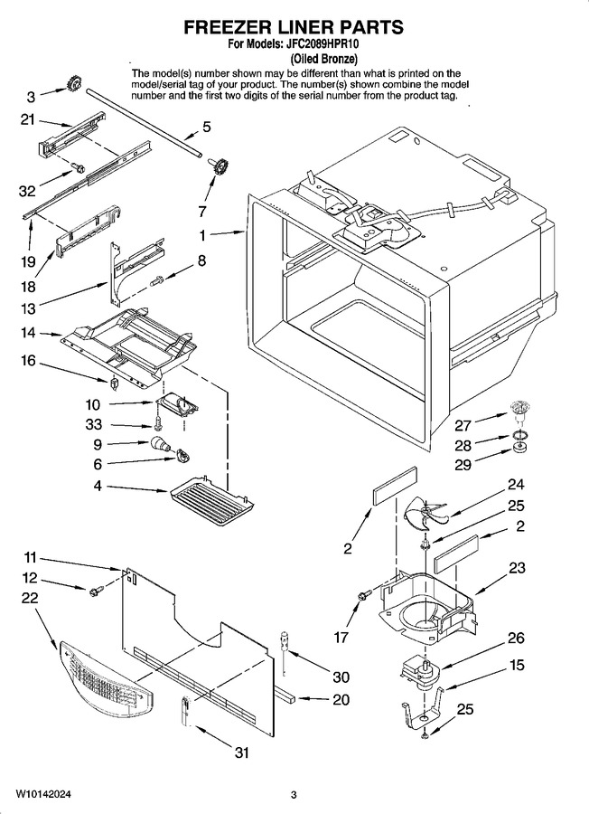 Diagram for JFC2089HPR10