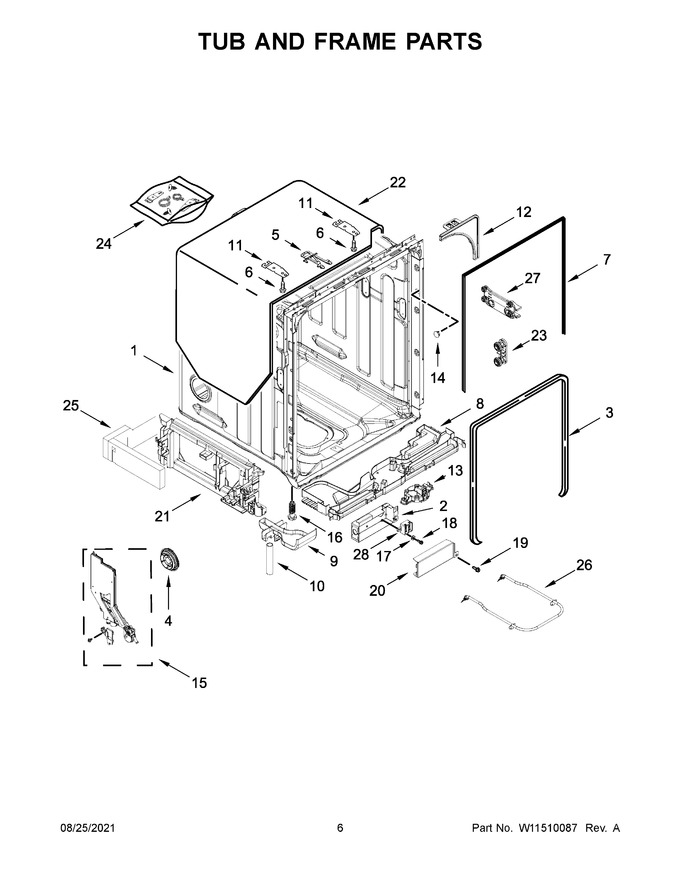 Diagram for WDT970SAKV0