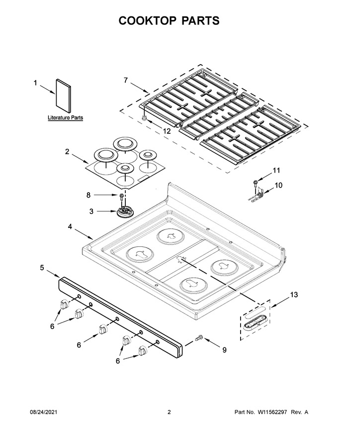 Diagram for WFG550S0LW0