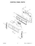 Diagram for 03 - Control Panel Parts