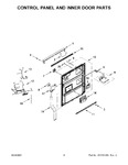 Diagram for 03 - Control Panel And Inner Door Parts