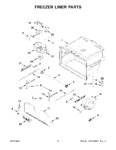 Diagram for 04 - Freezer Liner Parts